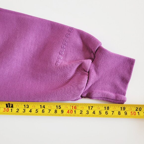 Aritzia TNA The Super Fleece Purple Hoodie Fleece Sweater - Size XS - Picture 9 of 9
